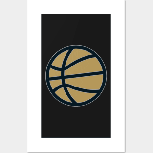 Simple Basketball Design In Your Team's Colors! Posters and Art